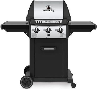 Broil King® Monarch™ 320  Series 22" Freestanding Black Natural Gas Grill 0