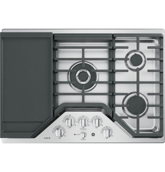 Café™ 30" Stainless Steel Built In Gas Cooktop 1