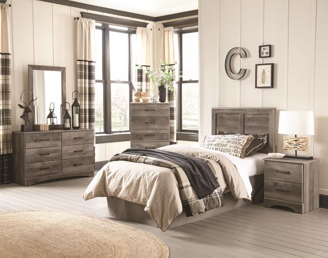 Kith Furniture Brinkley Brown/Gray Full/Queen Panel Bedroom Set