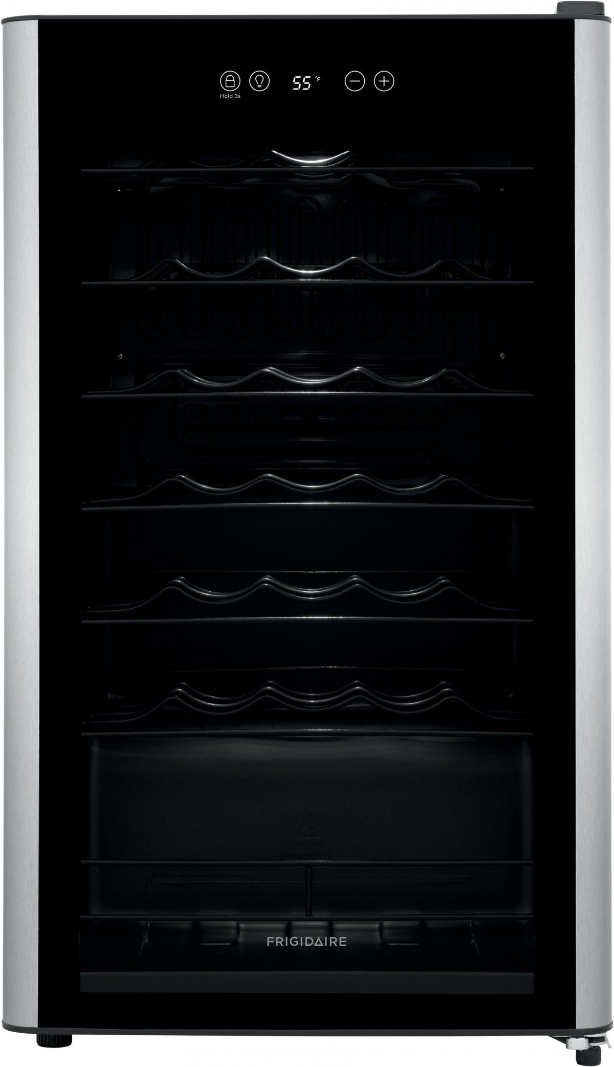 Frigidaire® 19" Black Stainless Steel Wine Cooler