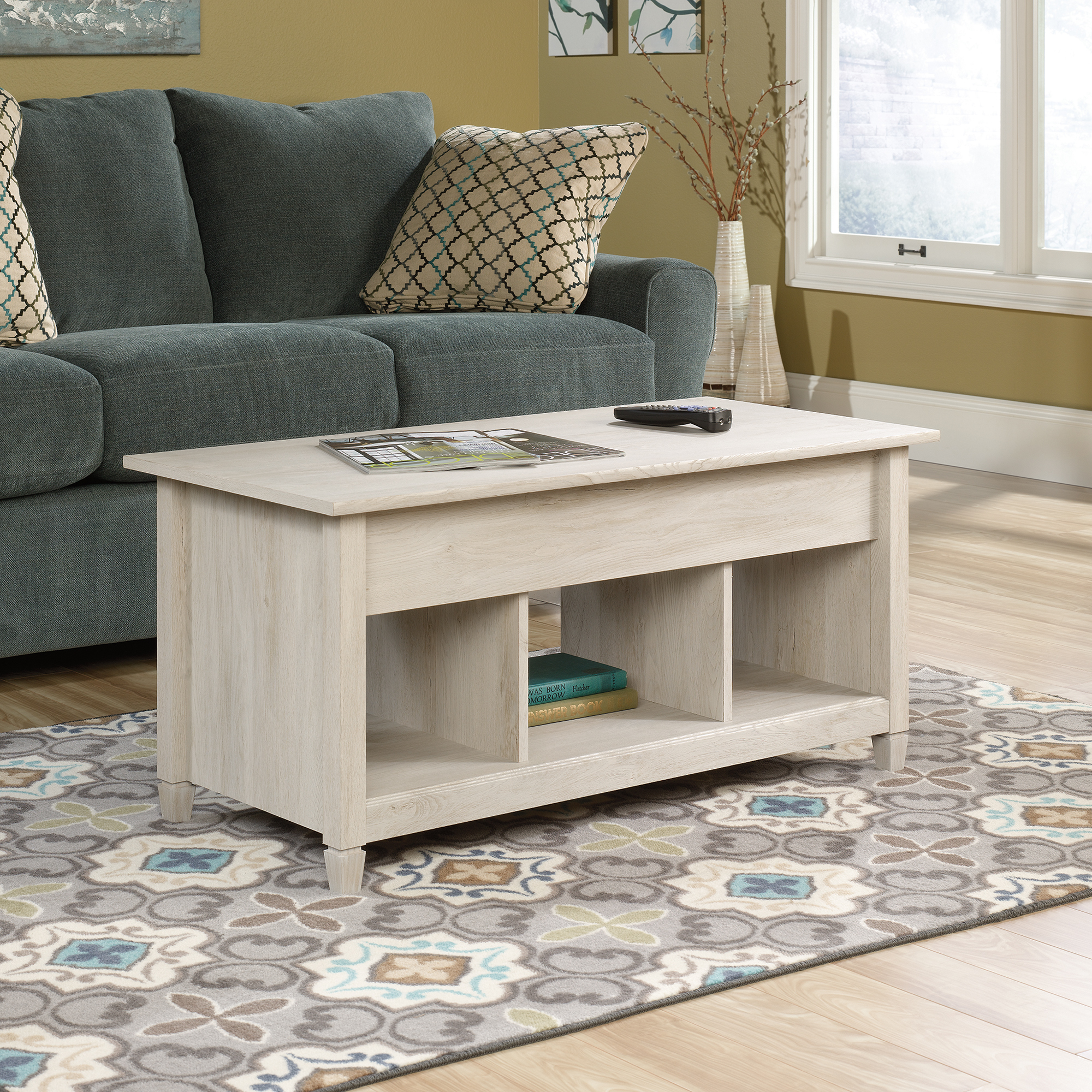 sauder edge water coffee table