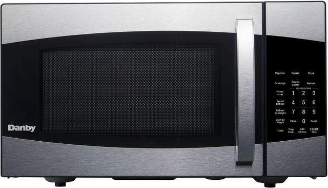 Danby® 0.9 Cu. Ft. Black with Stainless Countertop Microwave