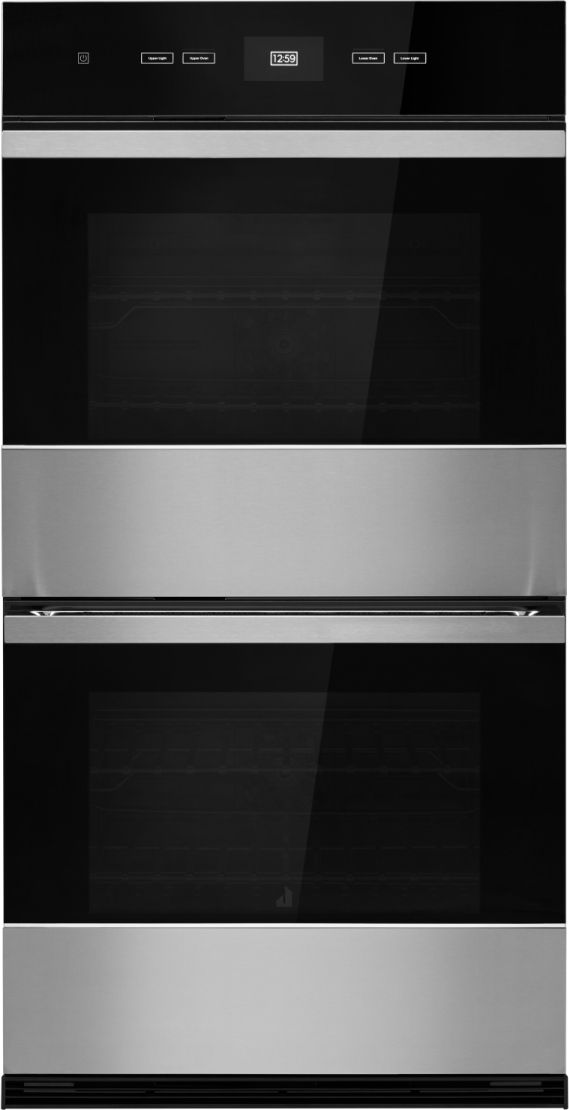 JennAir® NOIR™ 27" Floating Glass Black Double Electric Wall Oven