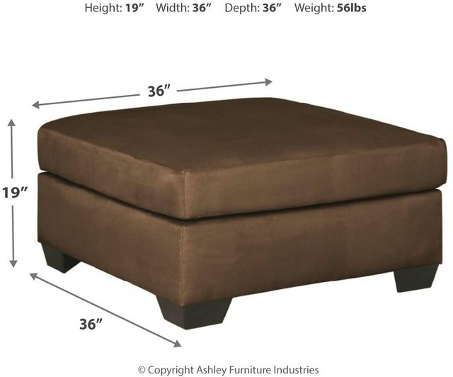 Signature Design by Ashley® Darcy Salsa Oversized Accent Ottoman 17
