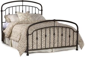 Hillsdale Furniture Pearson Oiled Bronze Metal King Bed