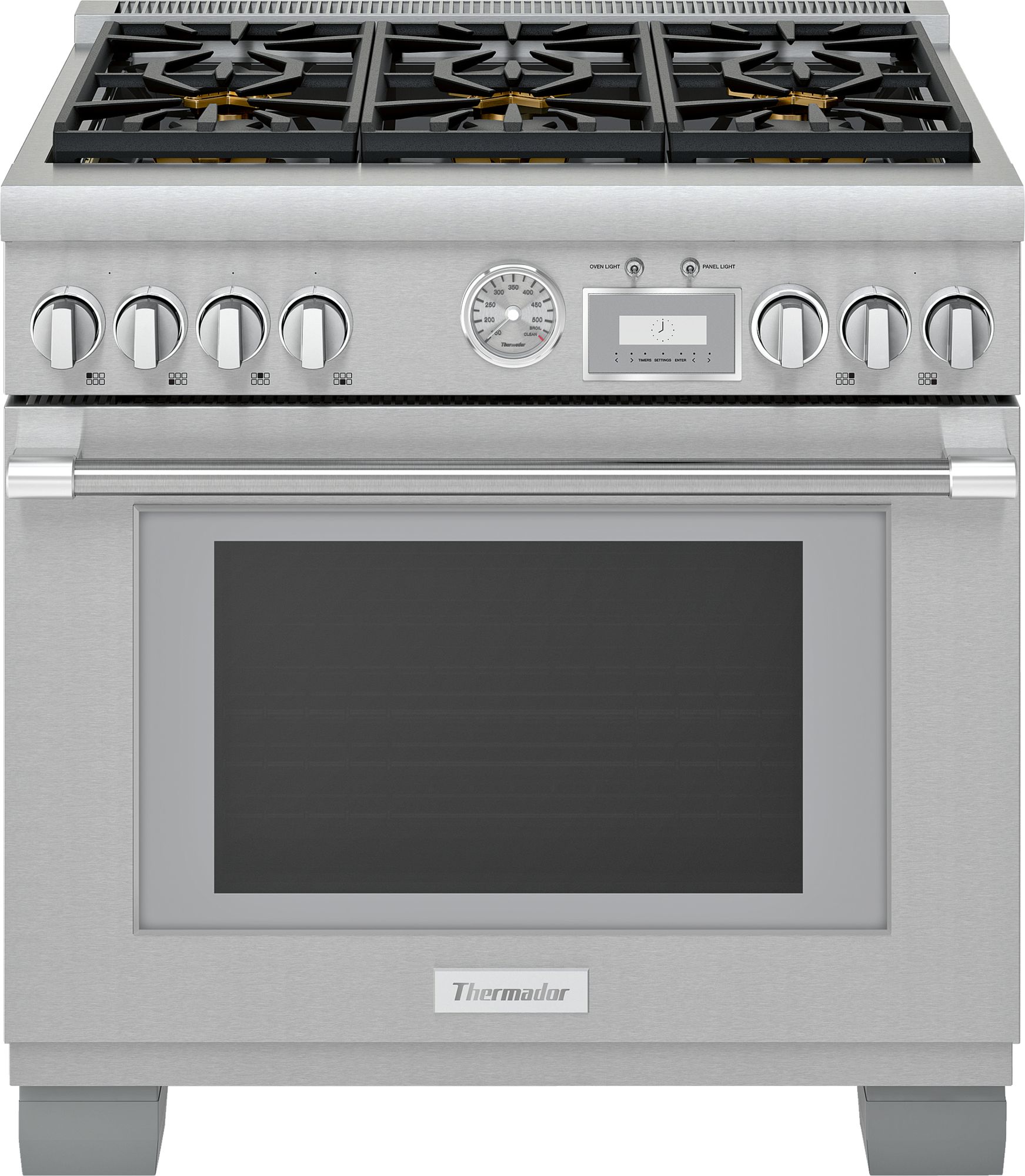 Thermador® Pro Grand® 36" Stainless Steel Pro Style Dual Fuel Range-PRD366WGU