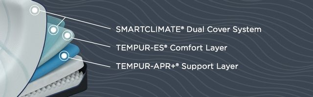 Tempur-Pedic® TEMPUR-LuxeAdapt™ Soft Twin XL Mattress 4
