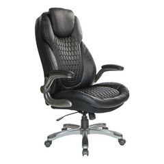 Office Star Deluxe Faux Leather Executive Office Chair