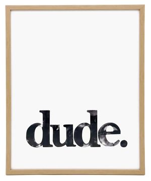 Signature Design by Ashley® Dude Black and White Wall Art