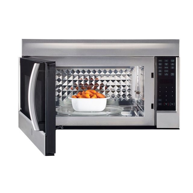 GE Profile™ 1.6 Cu. Ft. Stainless Steel Over the Range Microwave 4