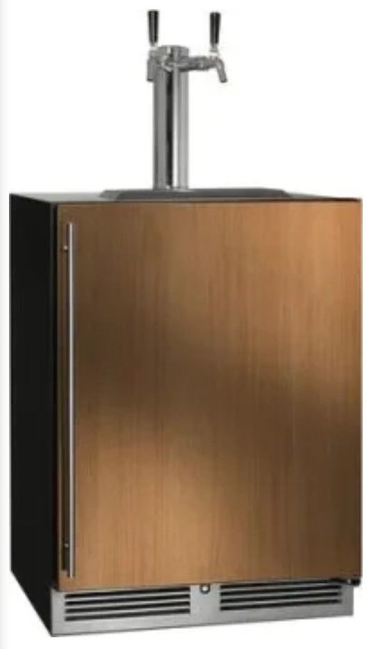 Perlick® C-Series Brown/Stainless Steel 24" Free Standing Beer Dispenser