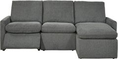 Signature Design by Ashley® Hartsdale 3-Piece Granite Right Arm Facing Reclining Sofa Chaise