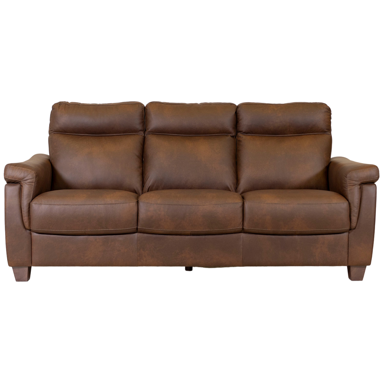 Digio Salta Brown Leather Sofa