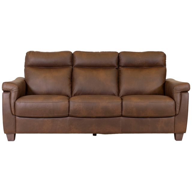 Digio Salta Brown Leather Sofa-0