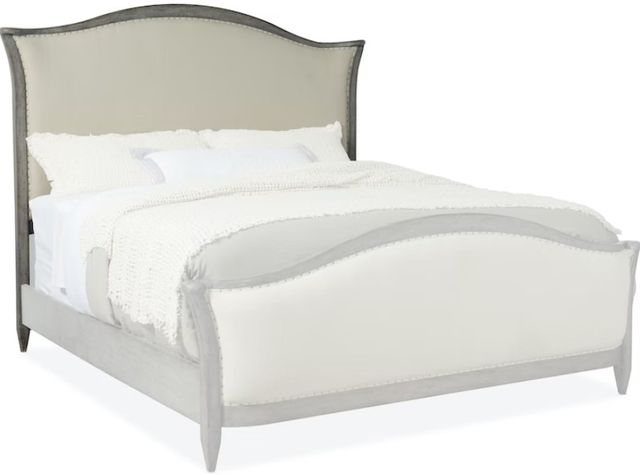 Hooker® Furniture Ciao Bella Speckled Gray King Upholstered Panel Bed-2