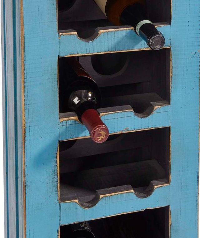 Progressive® Furniture Escala Antique Aqua Wine Cabinet 1