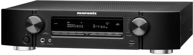 Marantz® NR1711 Black 7.2ch. 8K Ultra HD AV Slim Receiver with HEOS® Built-in 1