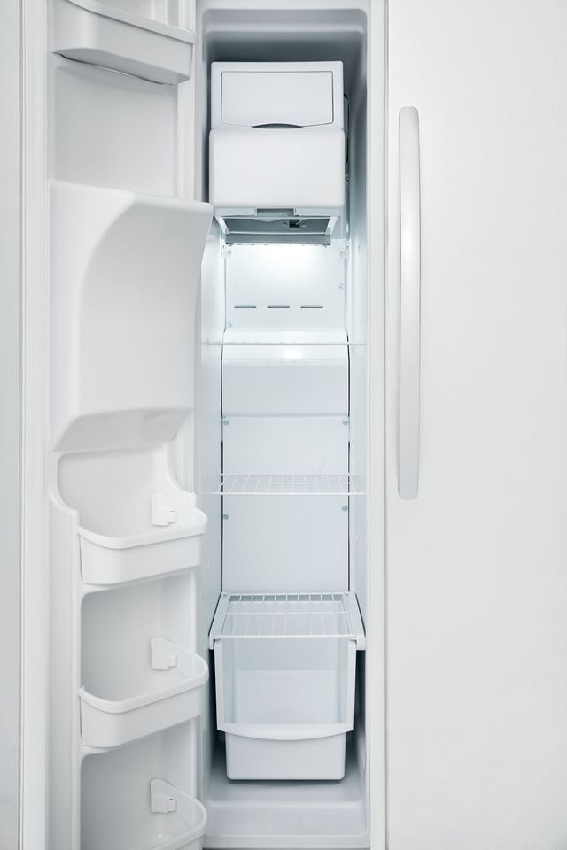 Frigidaire® 25.5 Cu. Ft. Stainless Steel Standard Depth Side By Side Refrigerator 18