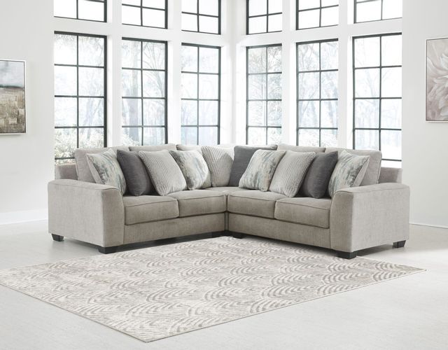 Benchcraft® Ardsley Pewter 3-Piece Sectional 9