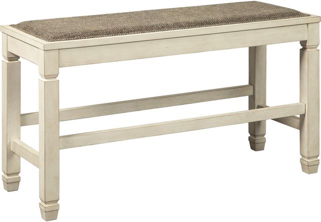 Signature Design by Ashley® Bolanburg Two-Tone Counter Height Dining Bench