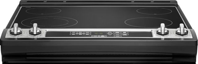 Amana® 30" Black-on-Stainless Slide-In Electric Range 1