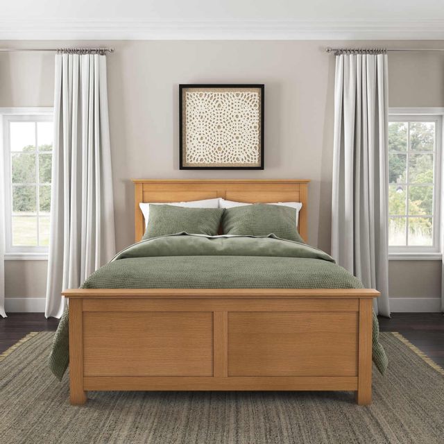 homestyles® Oak Park Brown Queen Panel Bed 18