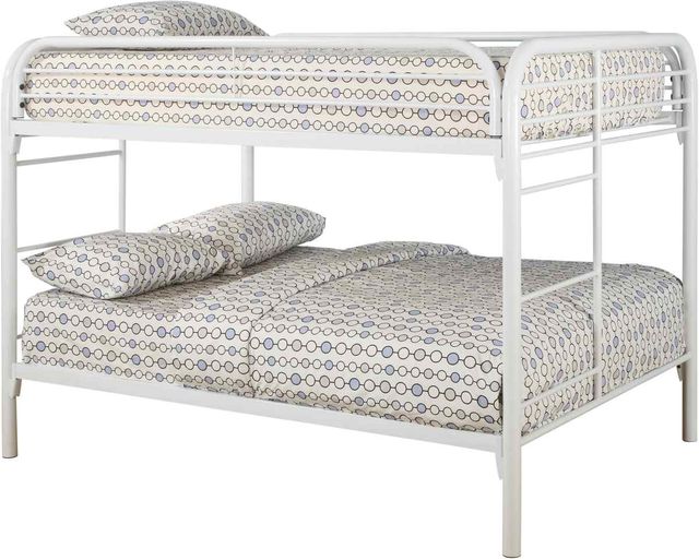 Coaster® Morgan White Full Bunk Bed