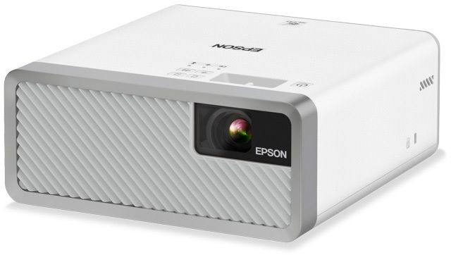 Epson® White EF-100 Mini-Laser Streaming Projector with Android TV