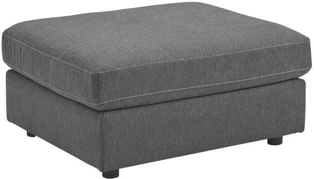 Signature Design by Ashley® Candela Charcoal Oversized Accent Ottoman-0