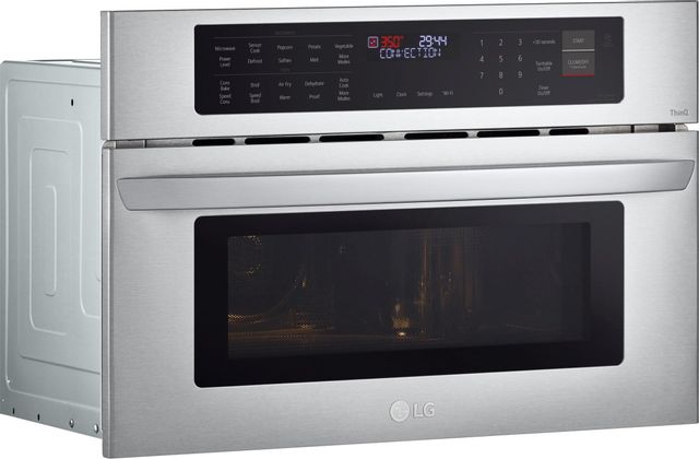 LG 1.7 Cu. Ft. Stainless Steel Built-In Electric Speed Oven-2