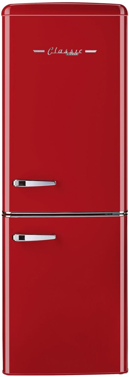 Unique Appliances Classic Retro 3 Piece Kitchen Appliance Package with  Bottom Freezer Refrigerator , 30'' Gas Freestanding Range , and Under  Cabinet