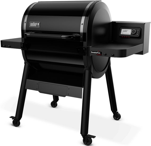 Weber® Grills® SmokeFire Sear+ 44" Black Wood Pellet Freestanding Grill-1