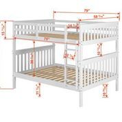 Donco Trading Company Mission Full/Full Bunkbed-1