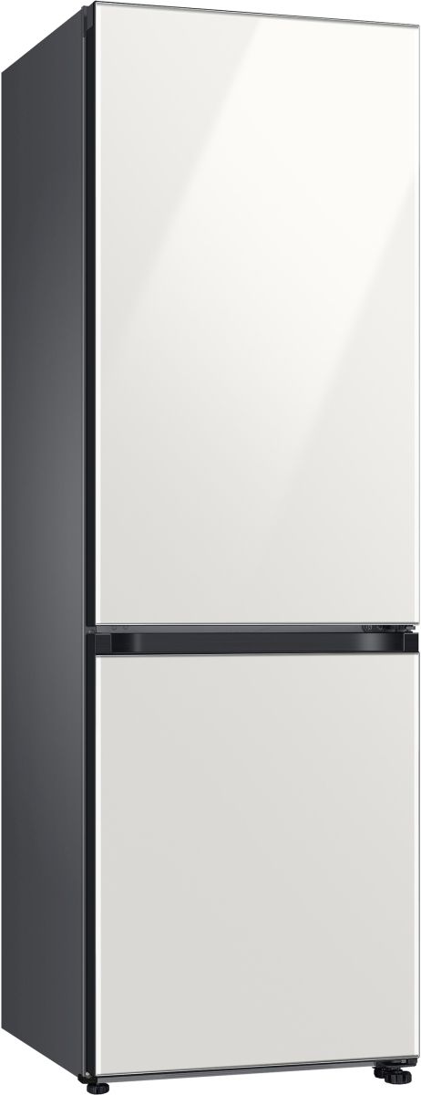 Samsung 12.0 Cu. Ft. Bespoke Grey Glass Bottom Freezer Refrigerator with Customizable Colors and Flexible Design 14