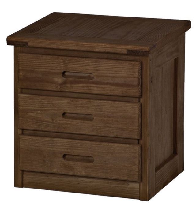 Crate Designs™ Furniture Brindle 24" Tall Nightstand with Lacquer Finish Top Only
