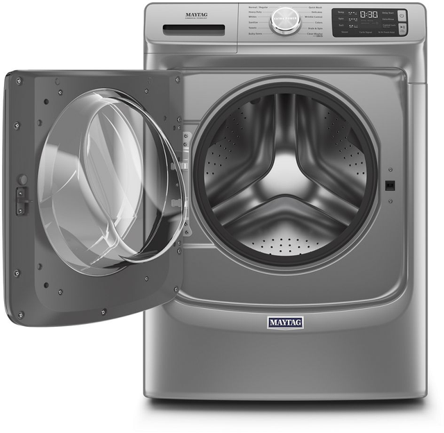 Maytag® 4.8 Cu. Ft. White Front Load Washer 3