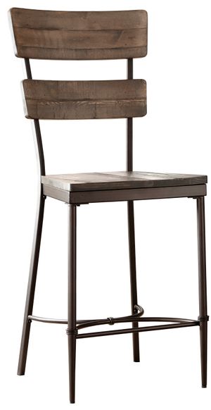 Hillsdale Furniture Jennings Distressed Walnut Non-Swivel Counter Height Stools