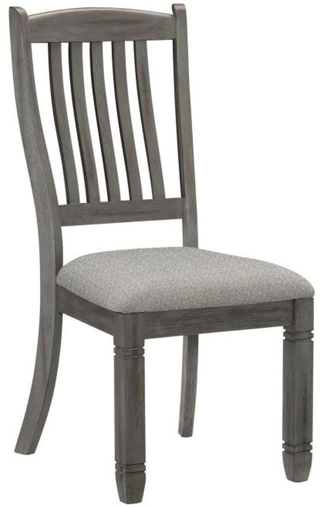 Granby Antique Gray Side Chair 3