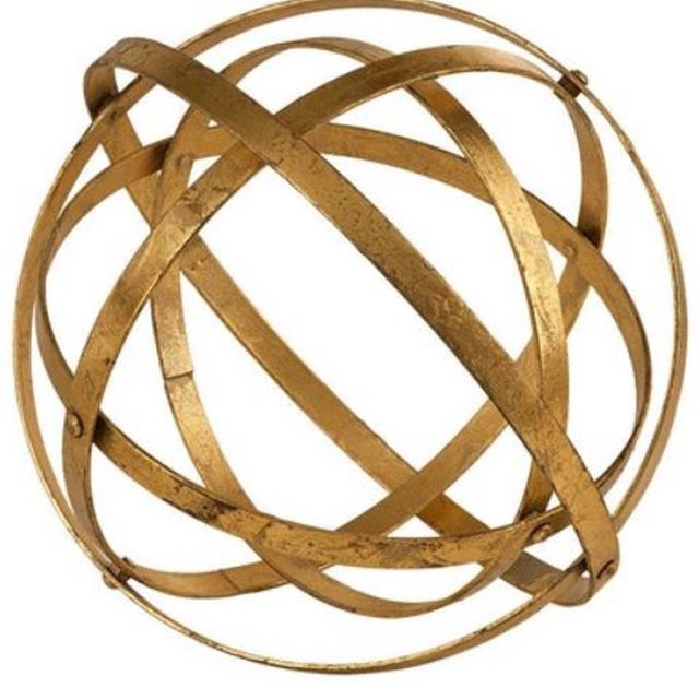 Uttermost® by Jim Parsons Stetson Gold Spheres-2
