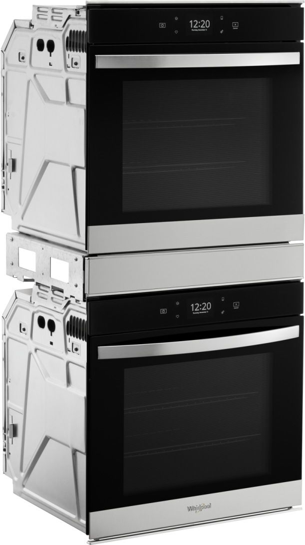 Whirlpool® 24" Fingerprint Resistant Stainless Steel Double Electric Wall Oven  2