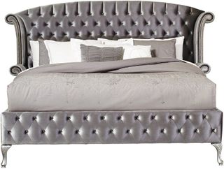 Coaster® Deanna Metallic California King Upholstered Bed