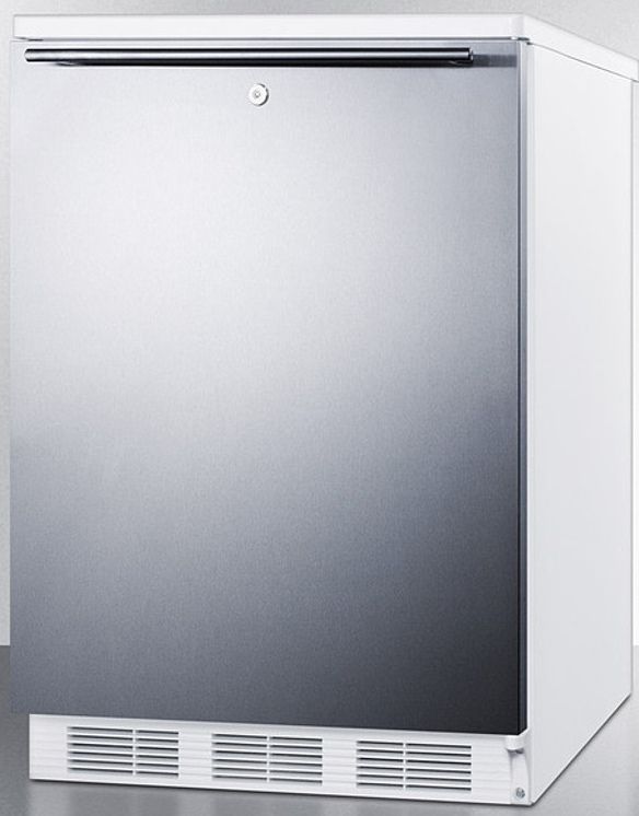 Accucold® by Summit® 5.1 Cu. Ft. Stainless Steel Compact Refrigerator 1