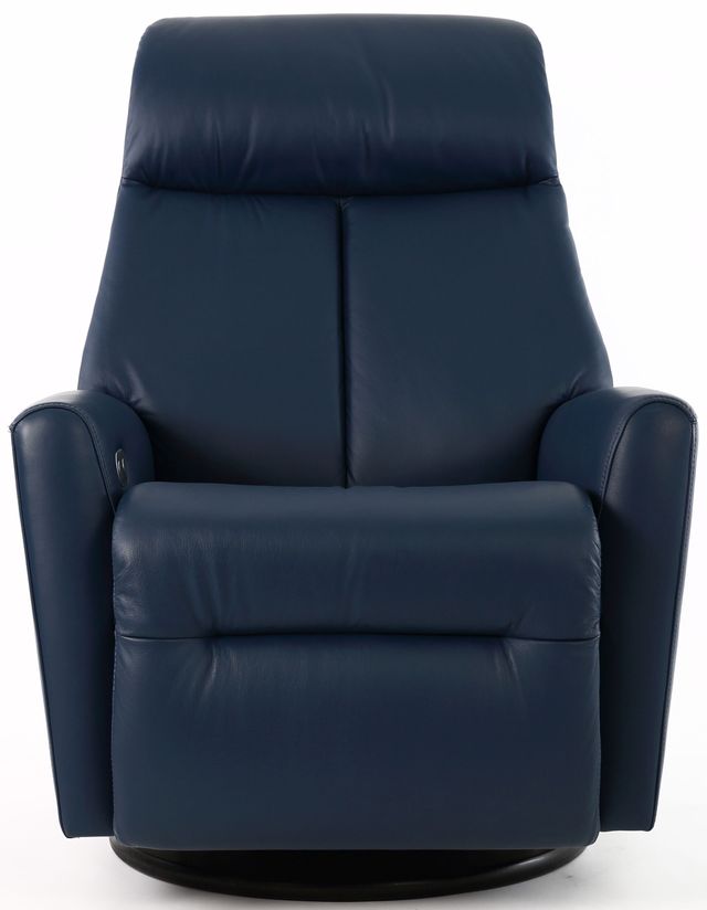 Fjords® Relax Sydney Blue Small Dual Motion Swivel Recliner 1