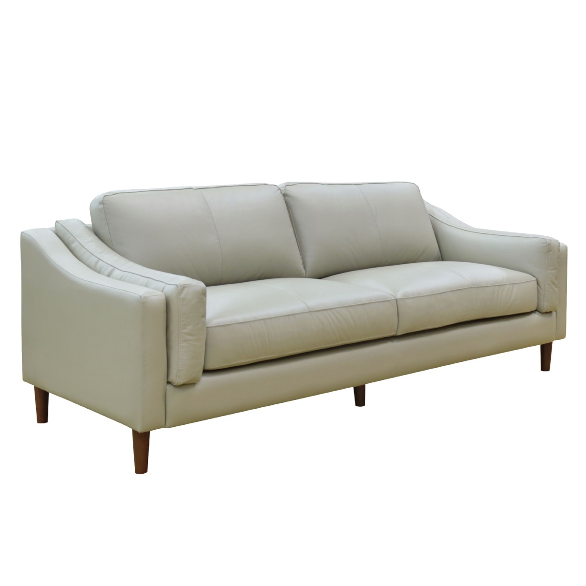 Elements Chino Taupe Leather Sofa