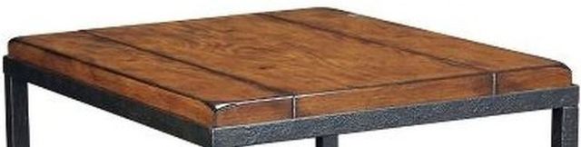 Hammary® Baja Vintage Umber Rectangular End Table with Black Frame-1