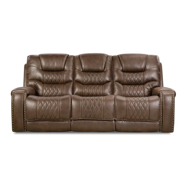Corinthian Furniture Sahara Power Reclining Sofa with Drop Down Table & Power Headrests-0