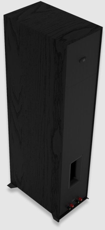 Klipsch® Reference 8" Black Textured Wood Grain Vinyl Floor Standing Speaker
