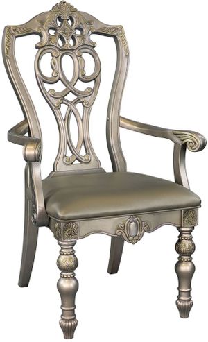 Homelegance® Catalonia Platinum Gold Arm Chair