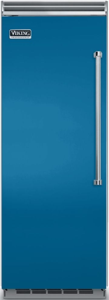 Viking® 5 Series 15.9 Cu. Ft. Alluvial Blue Professional Left Hinge All Freezer