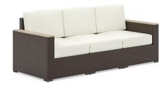 homestyles® Palm Springs Brown 3-Seat Sofa